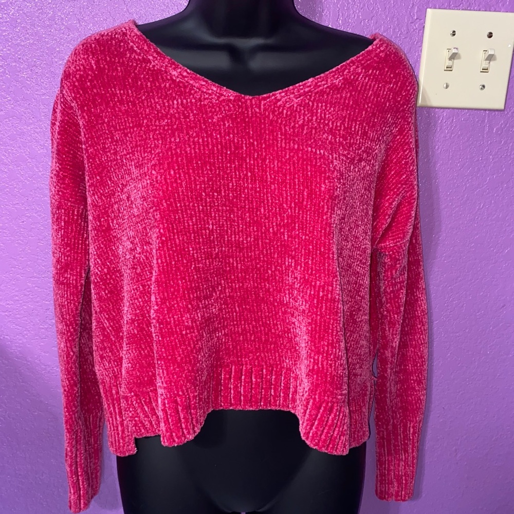 Hollister pink long sleeve